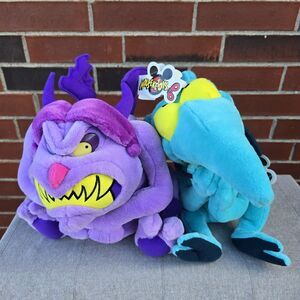 New Vintage Disneyland Walt Disney World Hercules Pain & Panic Plush 12” Inches